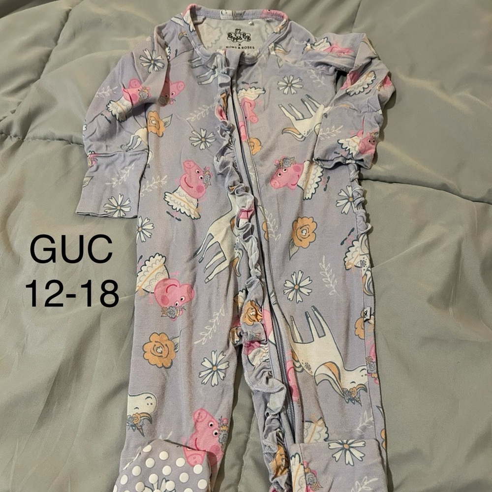 Bum & Roses Peppa Pig convertible footie